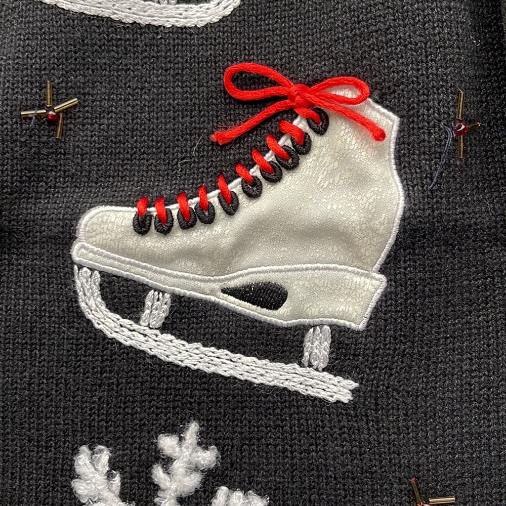 Vintage Storybook Knits Womens Skating Dream Cardigan Sweater Sz 1X** - Picture 16 of 16